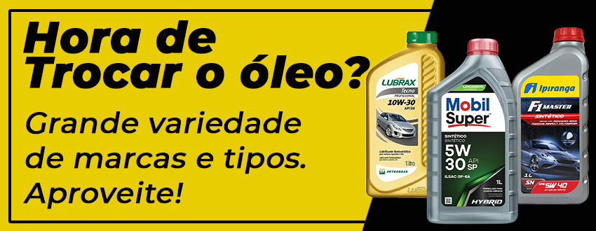 Auto Peças - Hora de trocar de óleo?